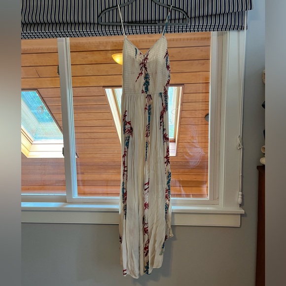 Intimately Free People Beau Smocked Slip Dress, white, size medium - Picture 2 of 5